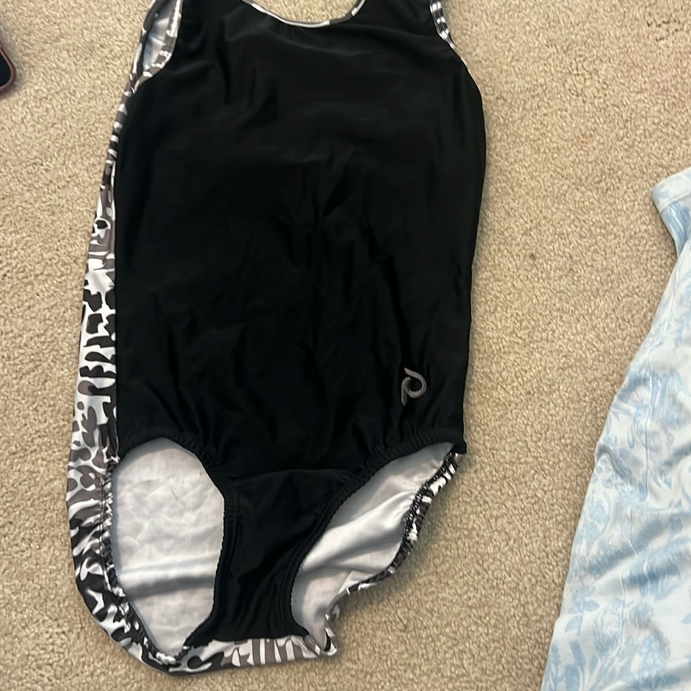 Plum leotard,